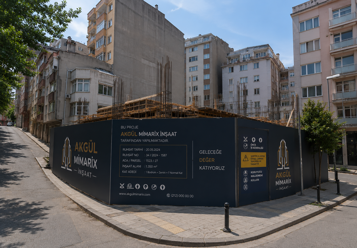 İstanbul Şantiye ve Yapım Süreci Akgül | Mimarix İnşaat tarafından yürütülen projelerde tüm yapım süreçleri düzenli olarak kontrol edilmekte ve yüksek kalite standartları uygulanmaktadır.İstanbul şantiye çalışmaları