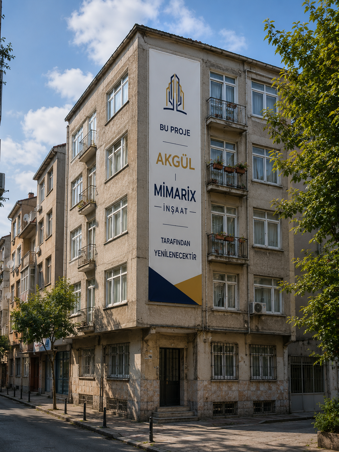 Eski ve riskli yapıların yerine modern, güvenli ve değer kazanan yaşam alanları inşa ediyoruz. Kentsel dönüşüm projelerimizle İstanbul'un geleceğine yatırım yapıyoruz.